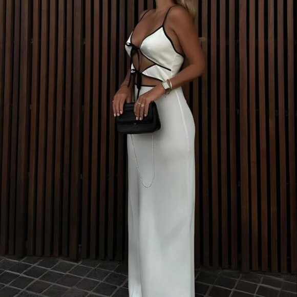 NEW XS Tie-Front Dress - Picture 2 of 2